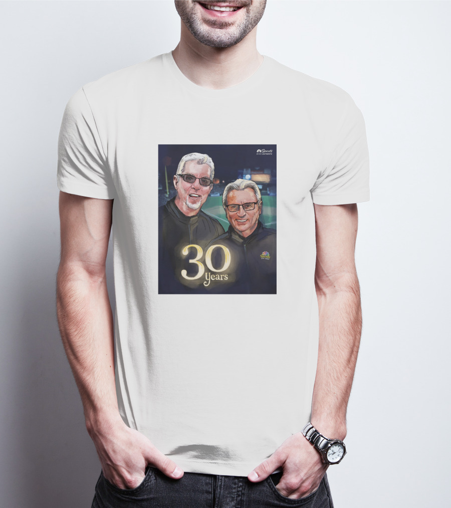 Kruk And Kuip 30 Years NBC Sports Giants Celebrating Broadcasting Legends T-Shirt