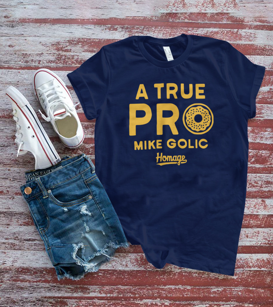 A True Pro Mike Golic Homage Donut T-Shirt