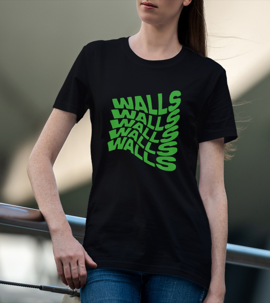 Louis Tomlinson Walls Text Green T-Shirt