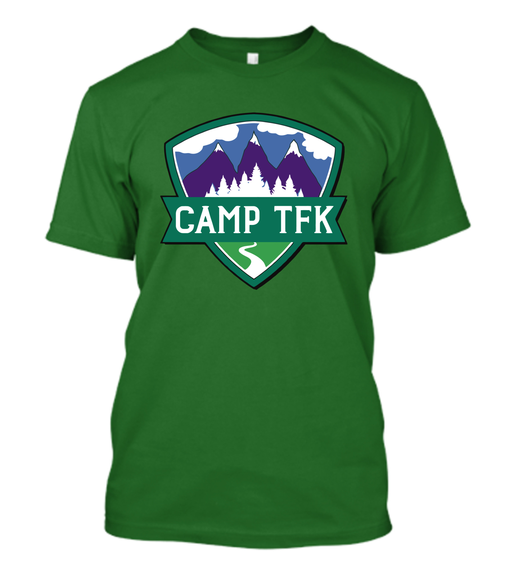 Camp TFK Mountain Adventure Badge T-Shirt