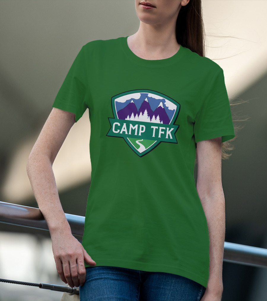 Camp TFK Mountain Adventure Badge T-Shirt