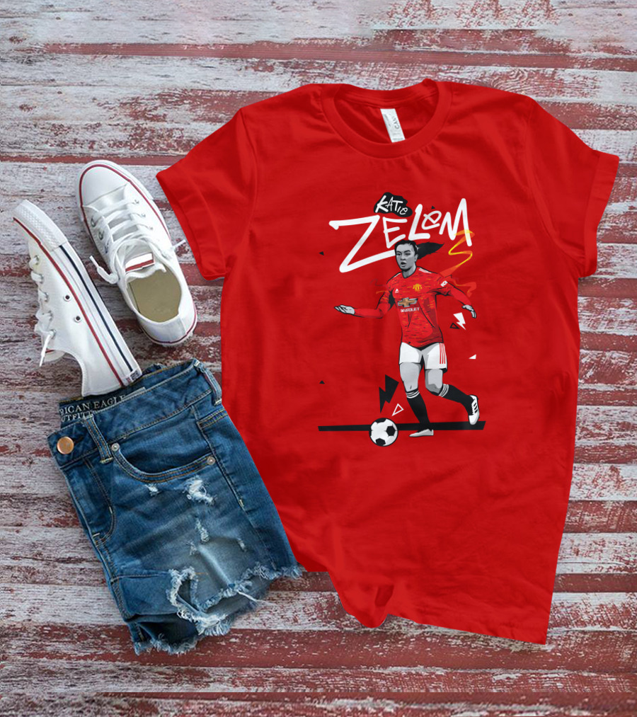 Katie Zelem Manchester United Football Player T-Shirt