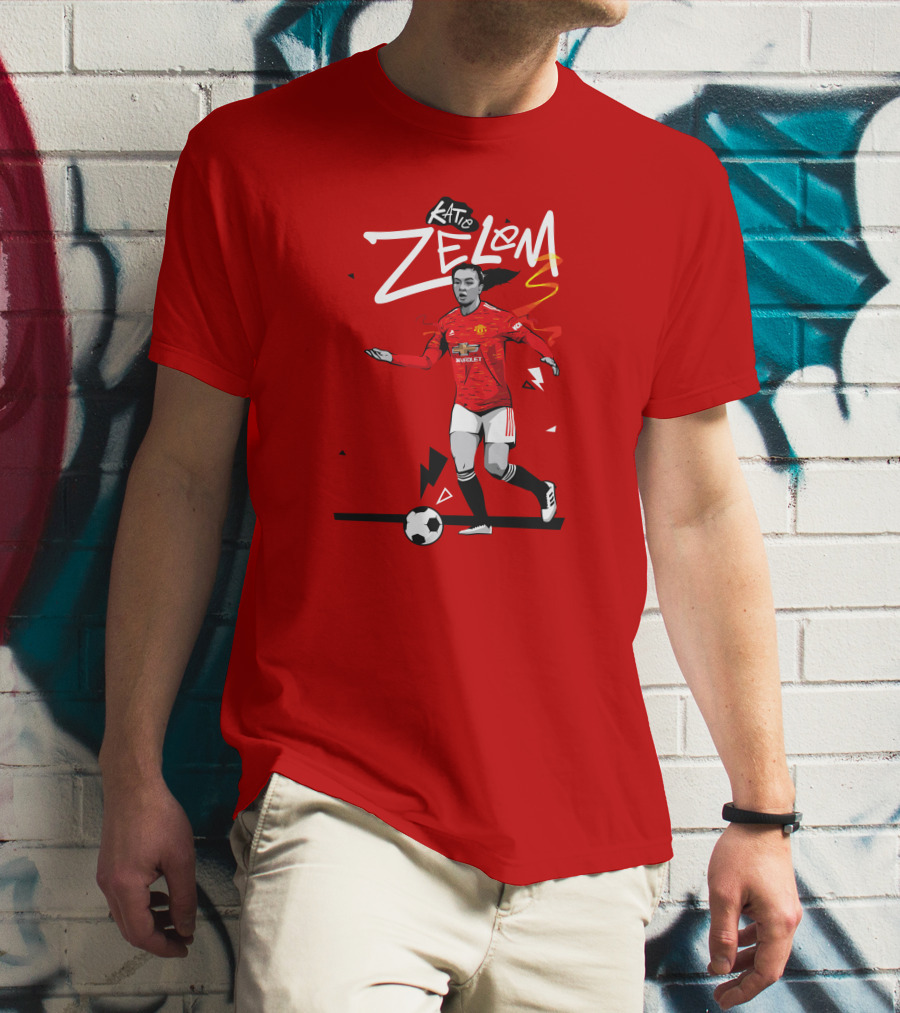 Katie Zelem Manchester United Football Player T-Shirt