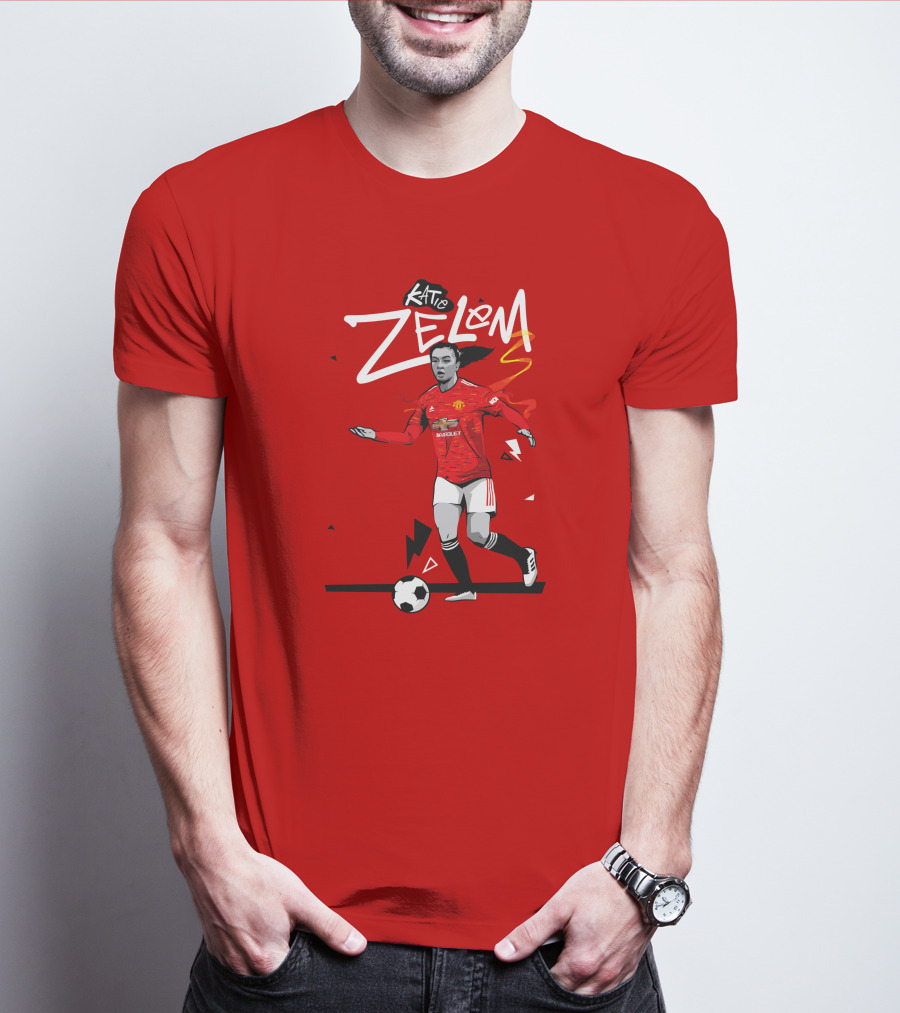 Katie Zelem Manchester United Football Player T-Shirt