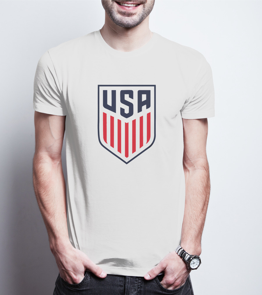 USA Soccer Team Crest Emblem T-Shirt