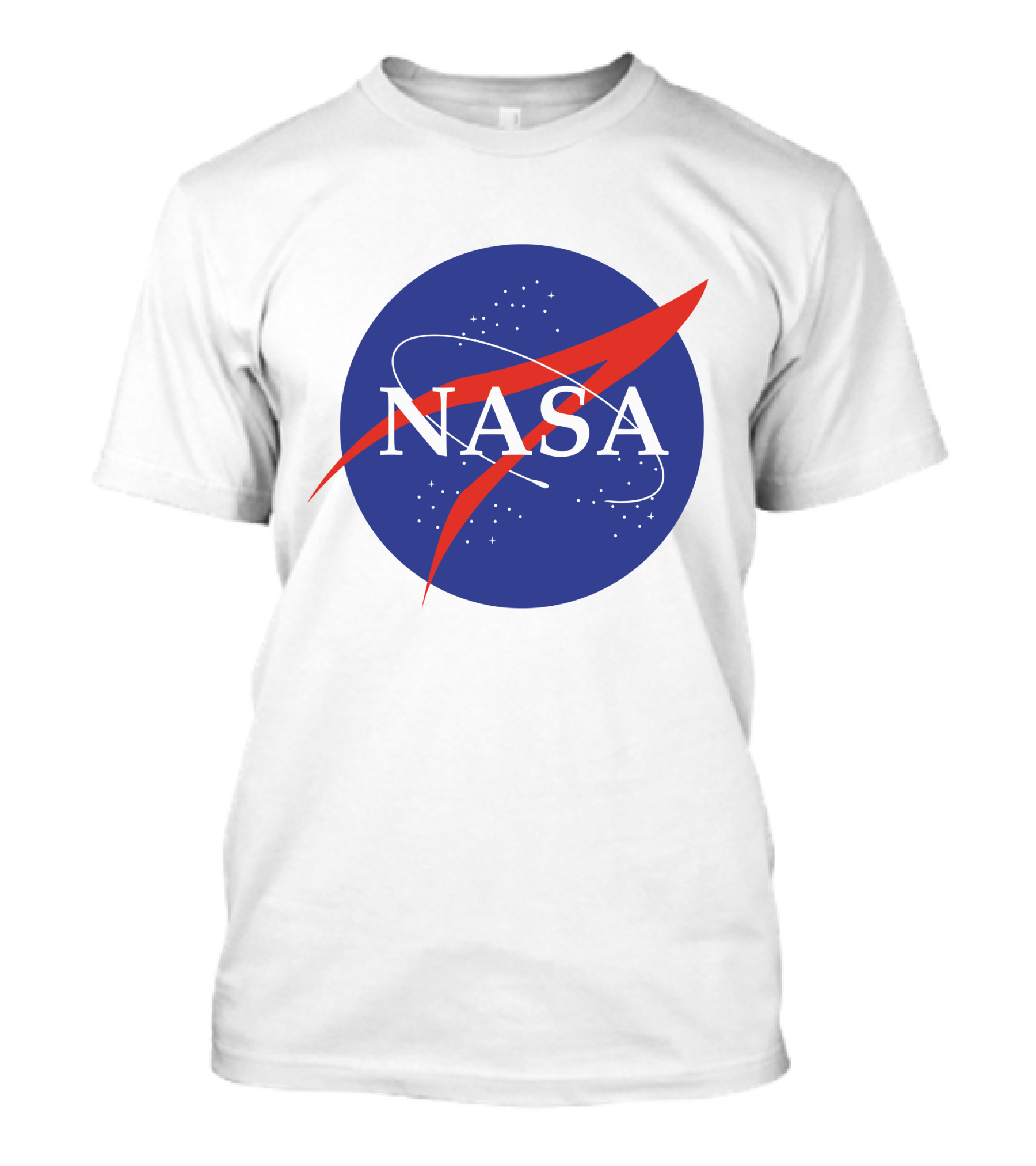 NASA Insignia Logo Classic Blue Red T-Shirt
