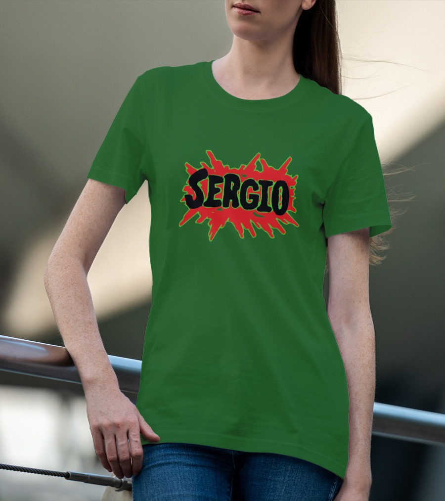 Sergio Romo Day Sergio Logo Burst T-Shirt