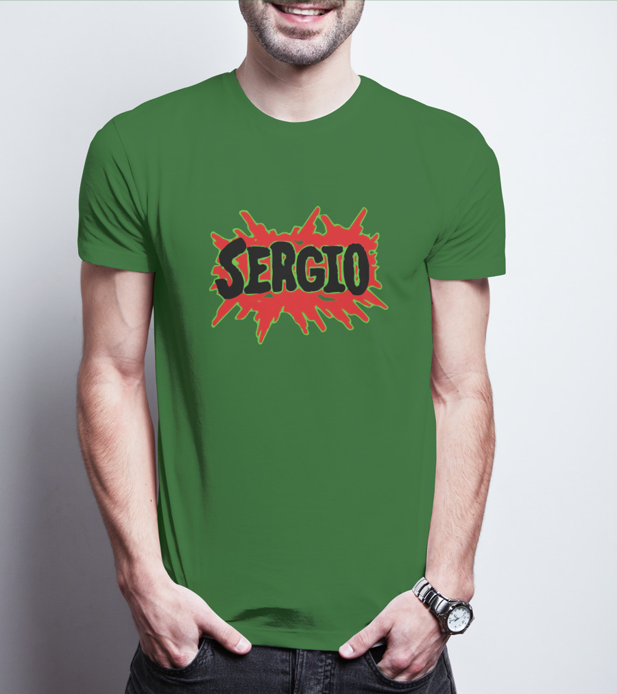 Sergio Romo Day Sergio Logo Burst T-Shirt