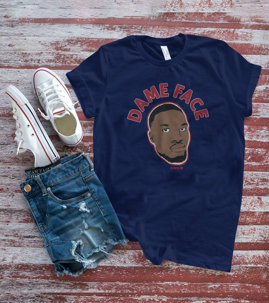 Dame Face Damian Lillard NBPA T-Shirt