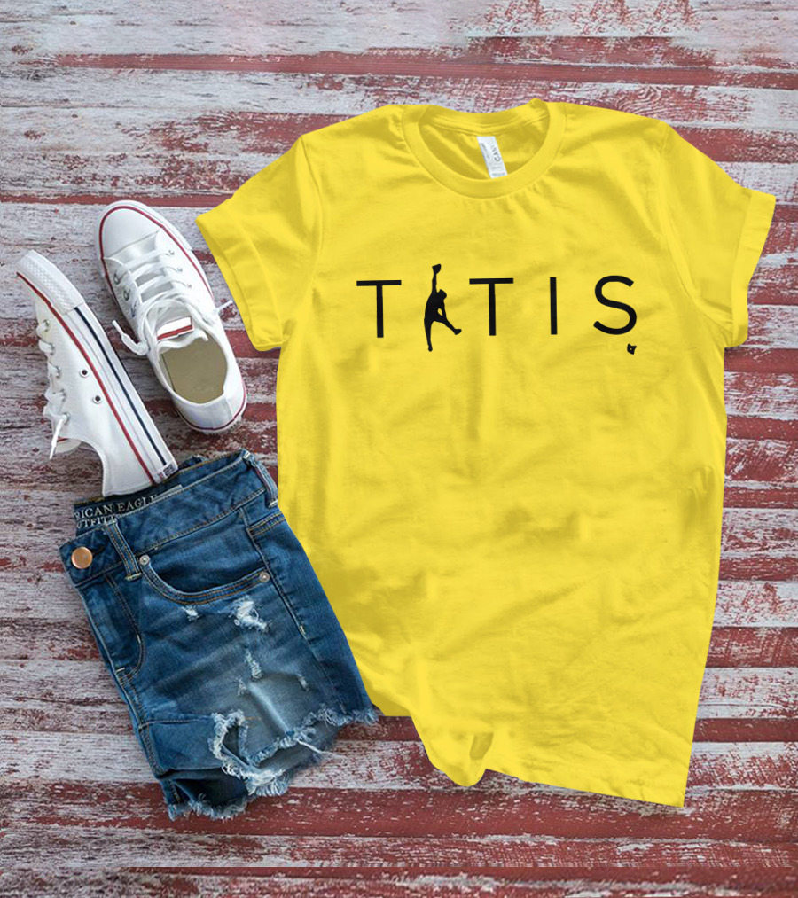 TATIS Air Niño Basketball Logo Yellow T-Shirt