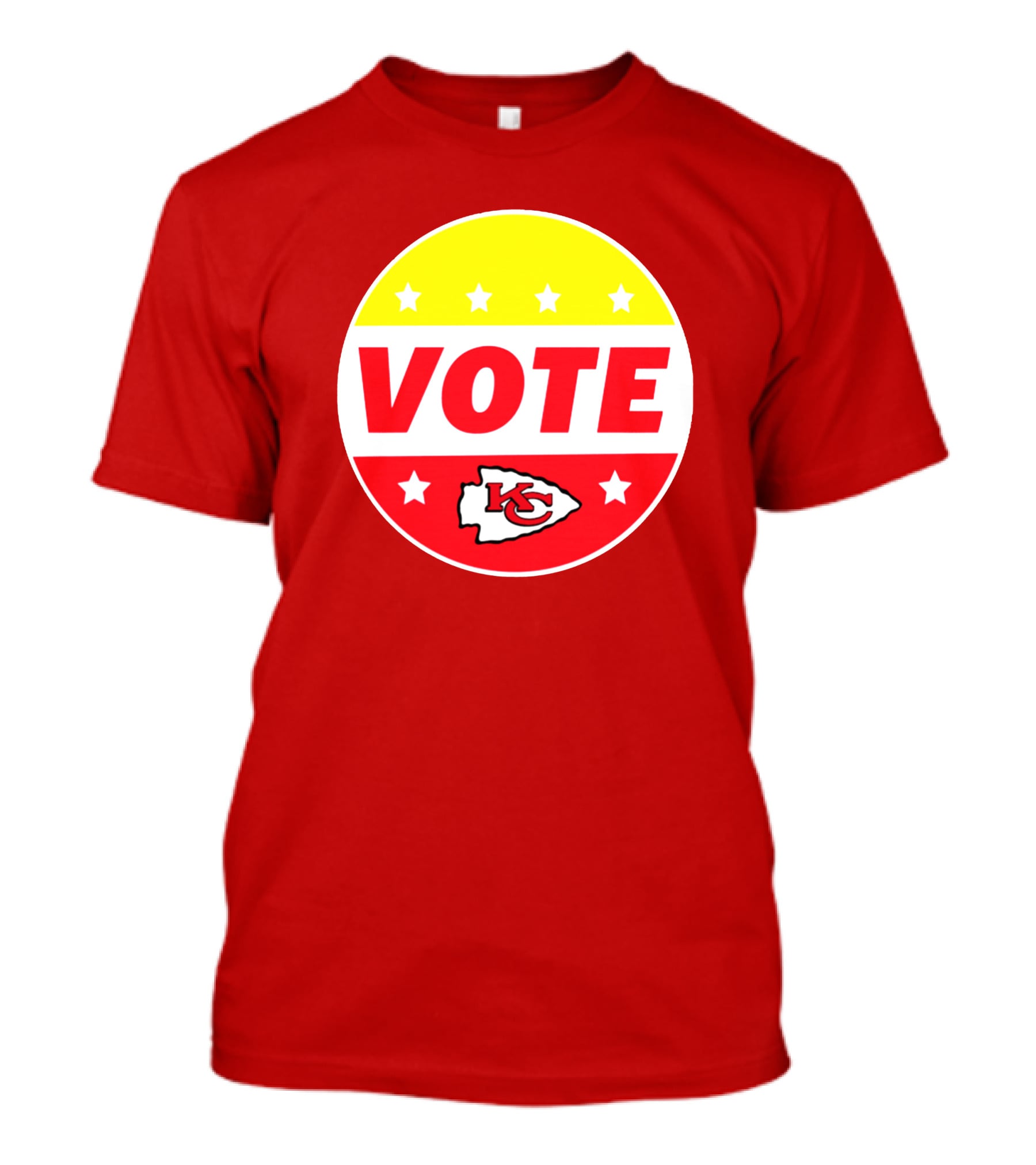 Vote Chiefs KC Red Stars Circle T-Shirt