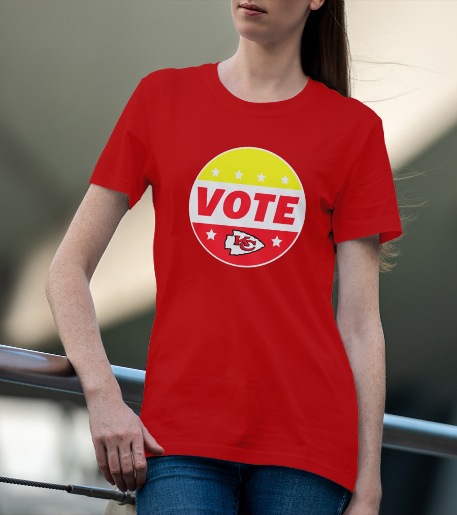 Vote Chiefs KC Red Stars Circle T-Shirt