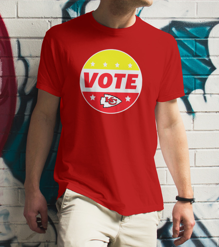 Vote Chiefs KC Red Stars Circle T-Shirt