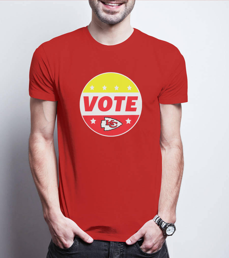 Vote Chiefs KC Red Stars Circle T-Shirt