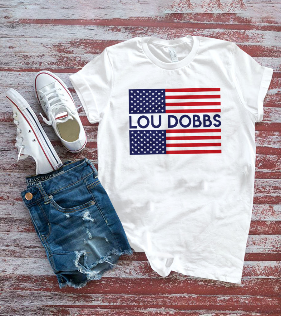 LOU DOBBS American Flag T-Shirt