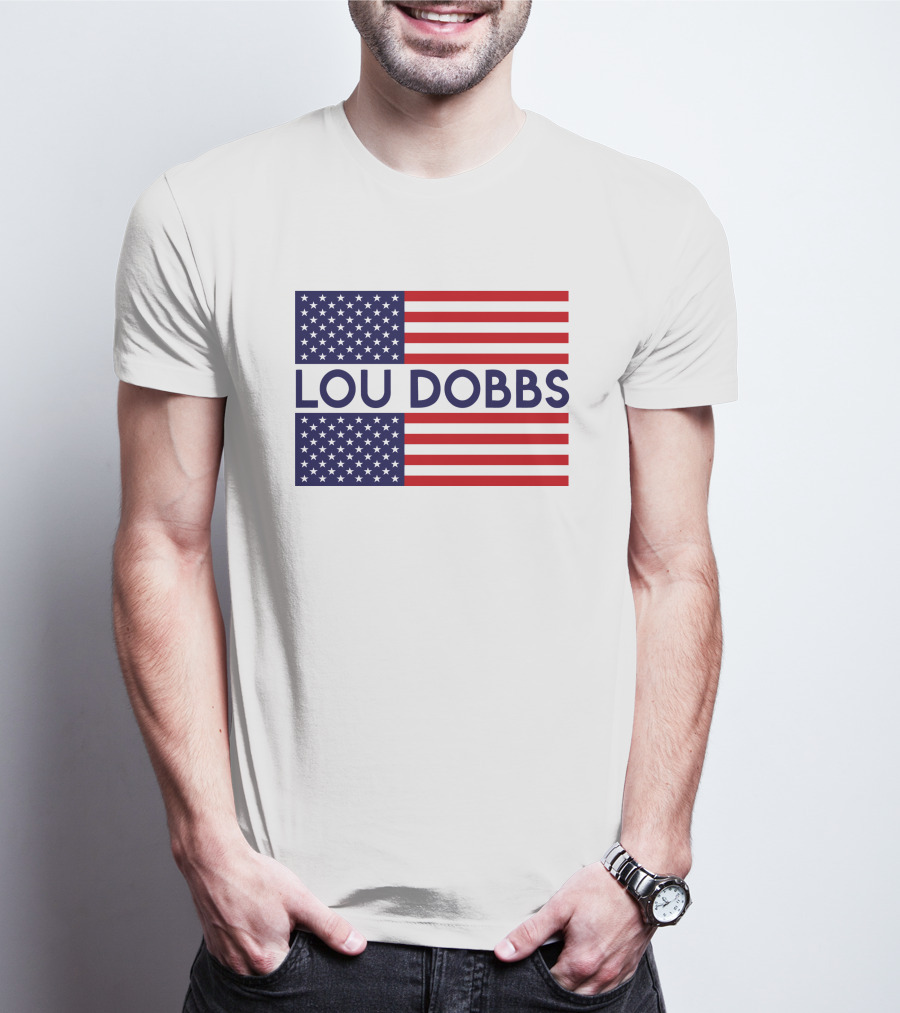 LOU DOBBS American Flag T-Shirt