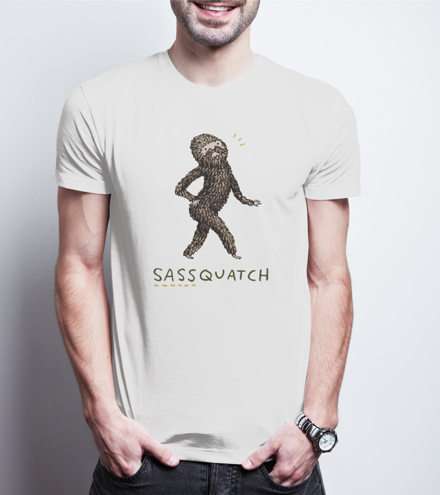 Sassquatch Bigfoot With A Sassy Attitude T-Shirt