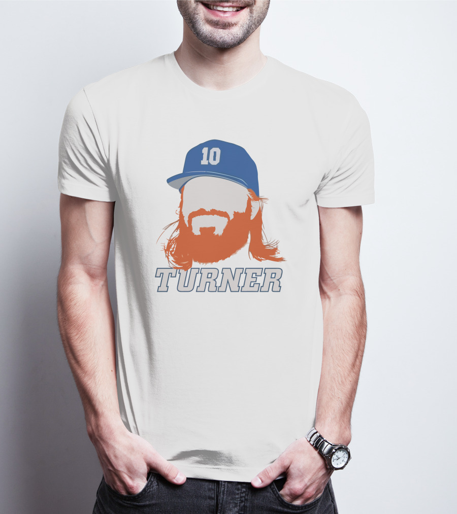 Turner 10 Blue Cap Orange Beard T-Shirt