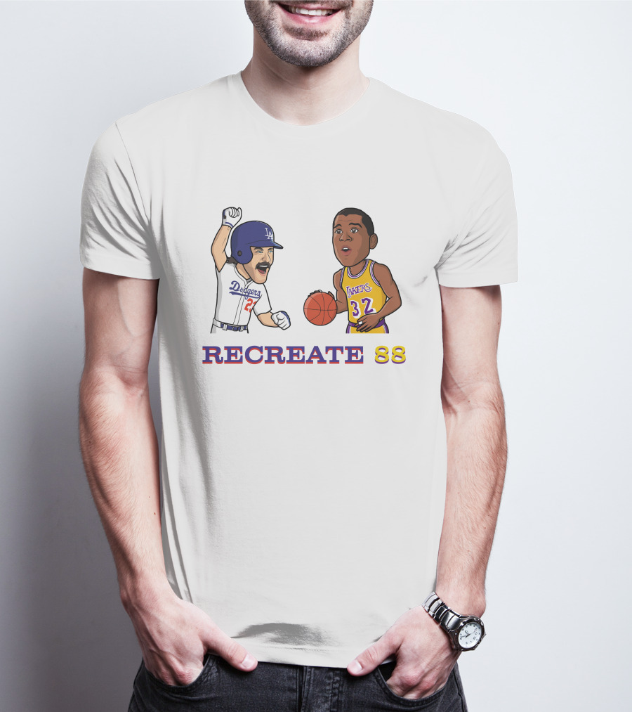 Dodgers Lakers Recreate 88 T-Shirt