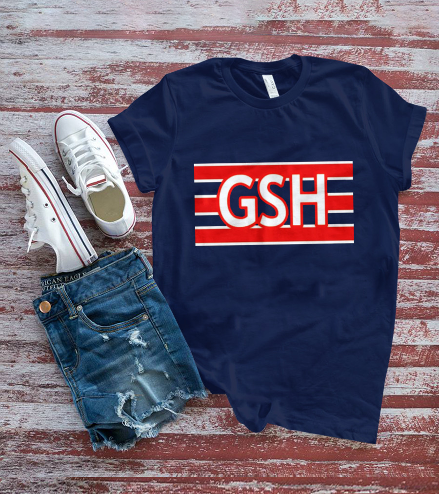 GSH Chicago Bears Stripe Emblem T-Shirt