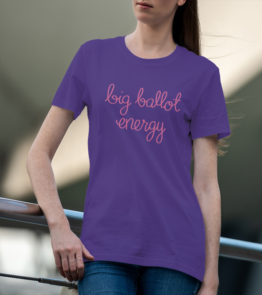 Big Ballot Energy Purple T-Shirt