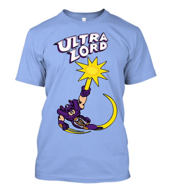 Ultra Lord Heroic Superhero Holding Star Power Burst T-Shirt