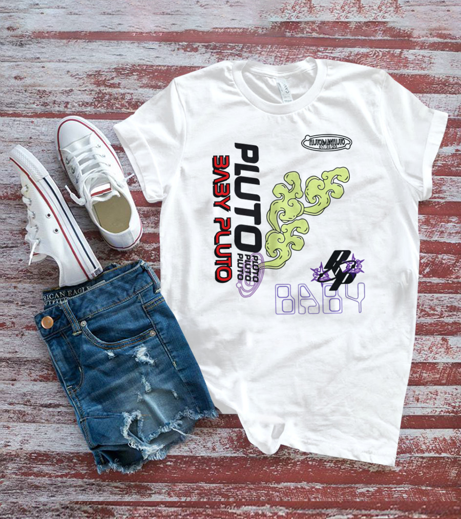 PLUTO BABY PLUTO FUTURISTIC EXODUS VIBRATIONS T-Shirt