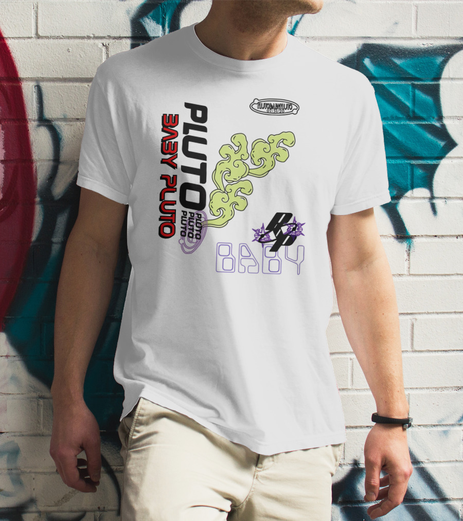 PLUTO BABY PLUTO FUTURISTIC EXODUS VIBRATIONS T-Shirt