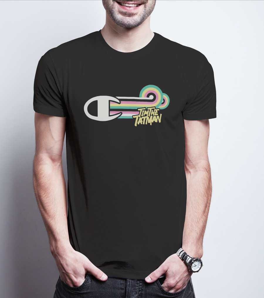 TimTheTatman Colorful Safety Pin T-Shirt