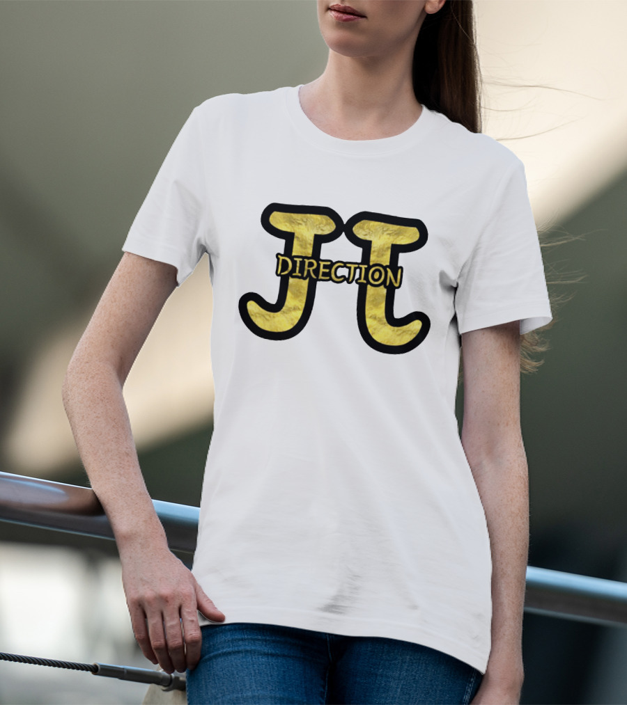 JJ Direction Light Gold Mirror T-Shirt