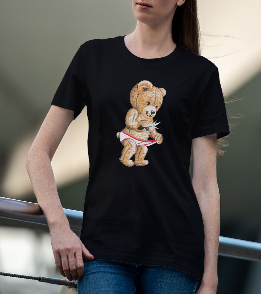 Giannis Burner Teddy Bear Snap Toy Spark Boxer T-Shirt