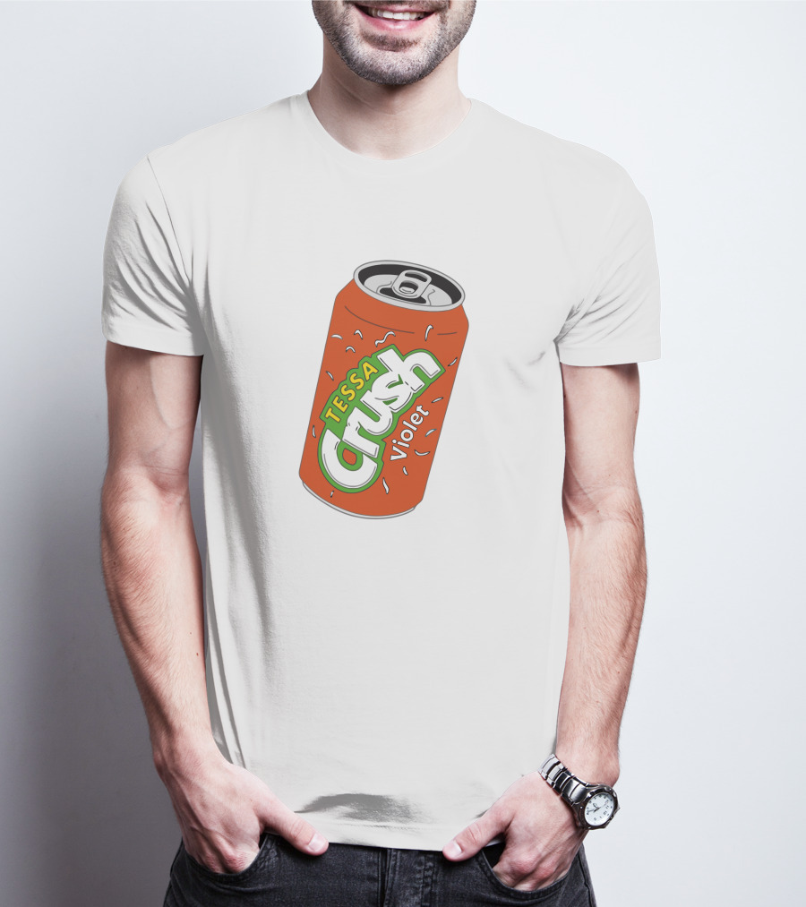 Tessa Violet Crush Soda Can T-Shirt