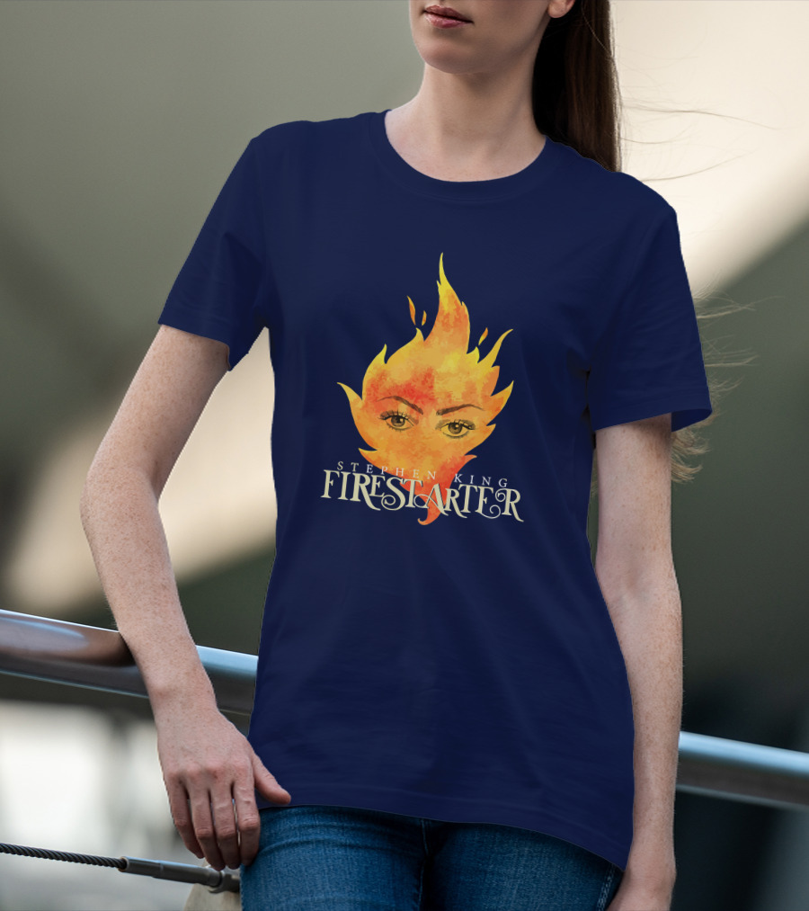 Stephen King Firestarter Fiery Eyes T-Shirt