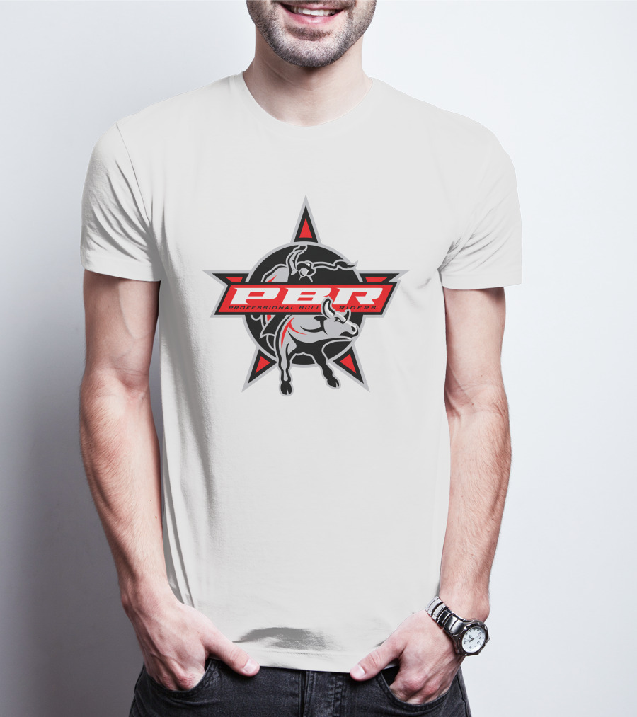 PBR Professional Bull Riders Logo Star And Bull T-Shirt