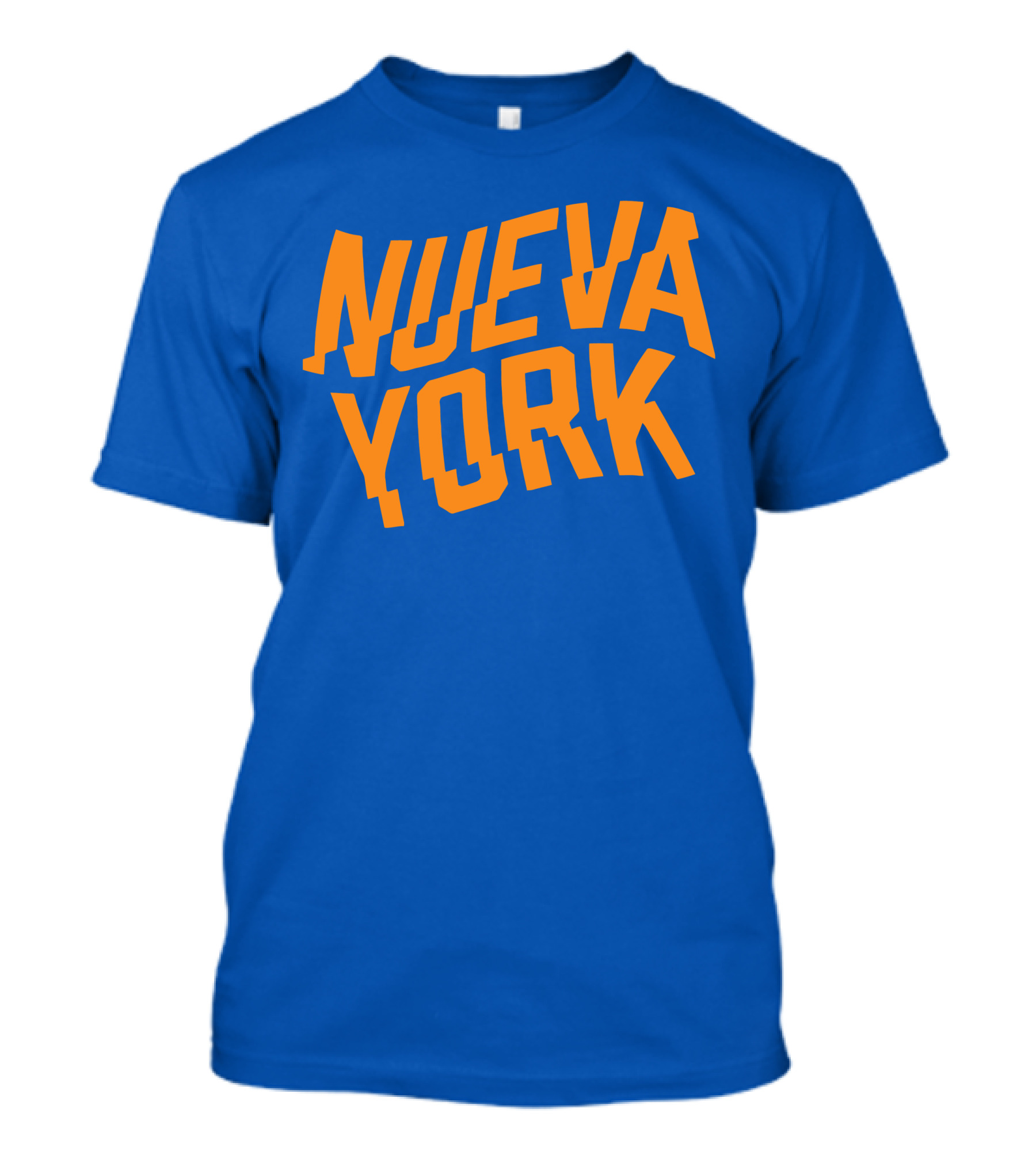 Nueva York Bold Orange Blue T-Shirt