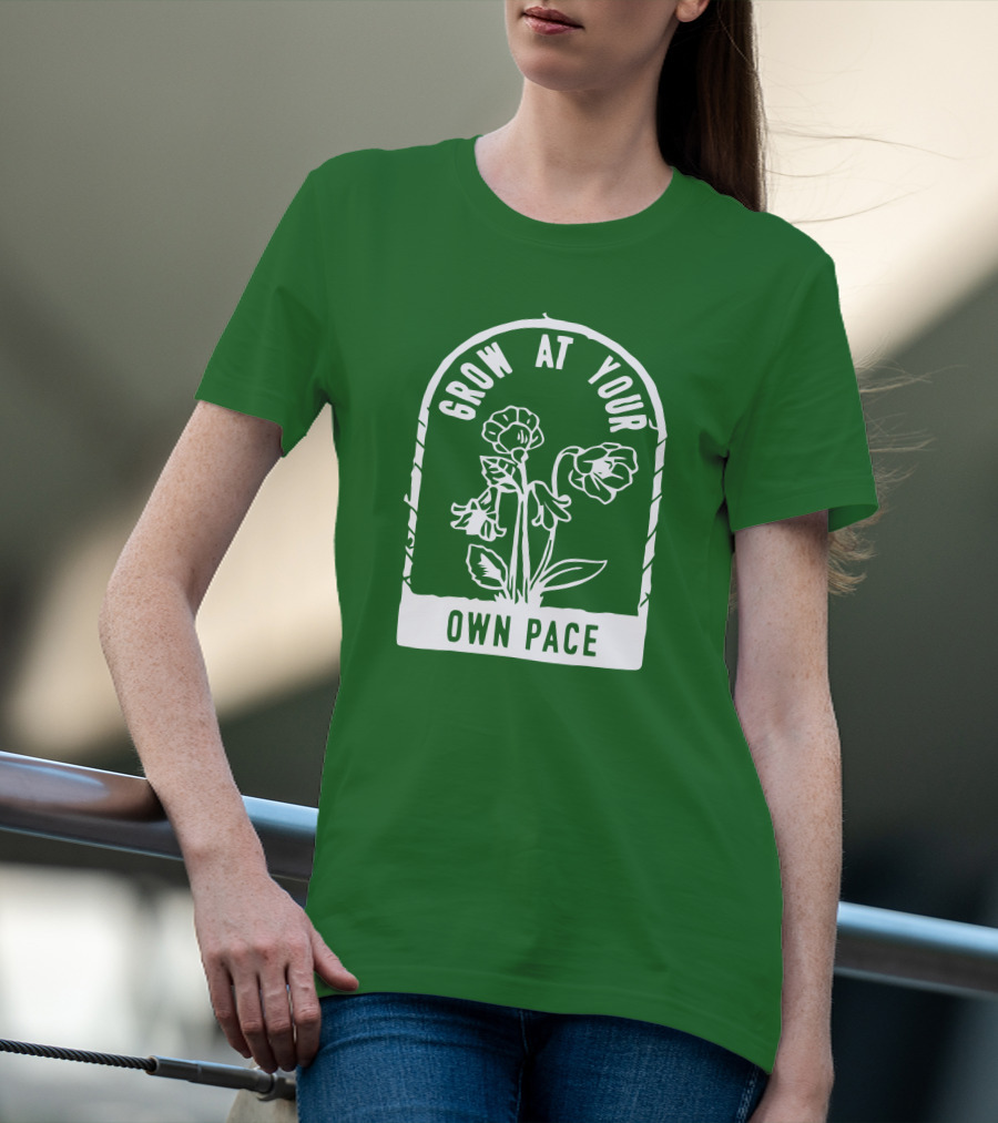 Grow At Your Own Pace Botanical Archway T-Shirt
