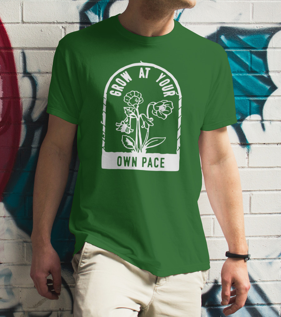 Grow At Your Own Pace Botanical Archway T-Shirt