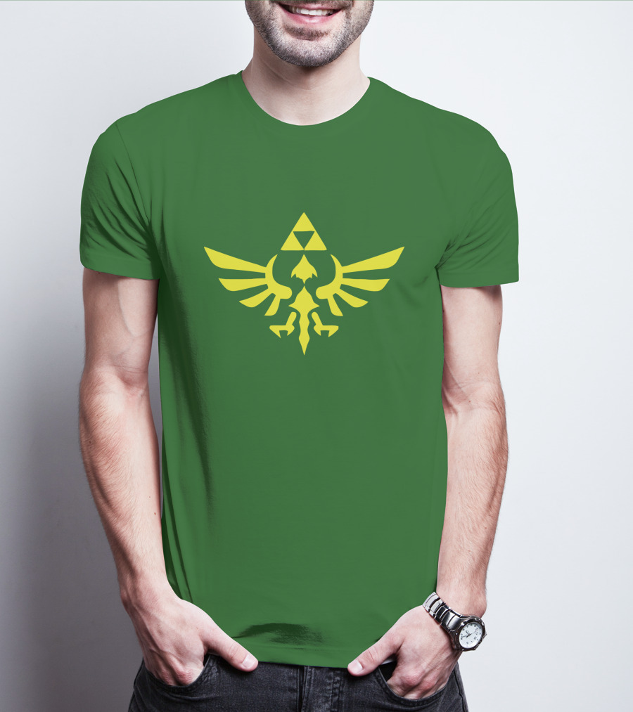 The Legend Of Zelda Hylian Crest Isohel Green T-Shirt