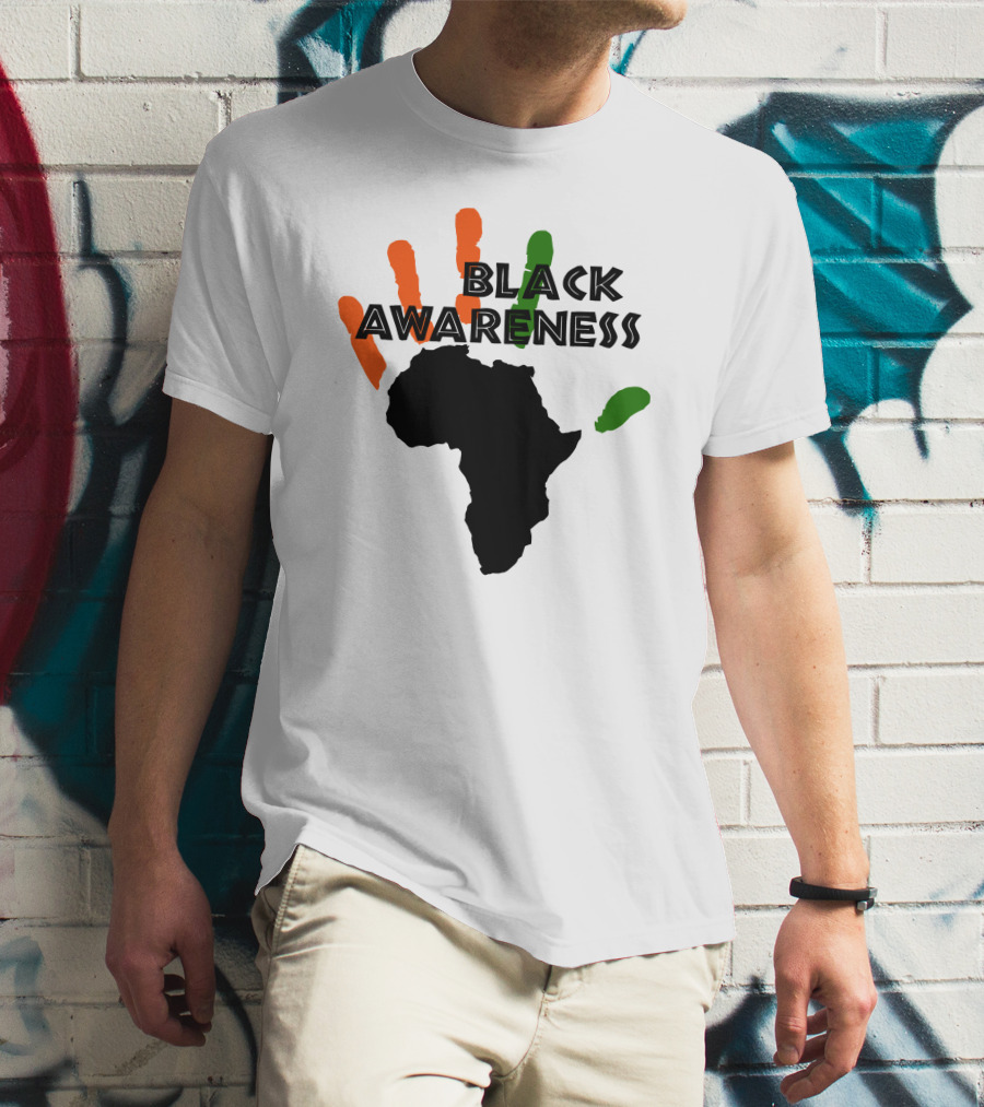 BLACK AWARENESS AFRICA HANDPRINT T-Shirt