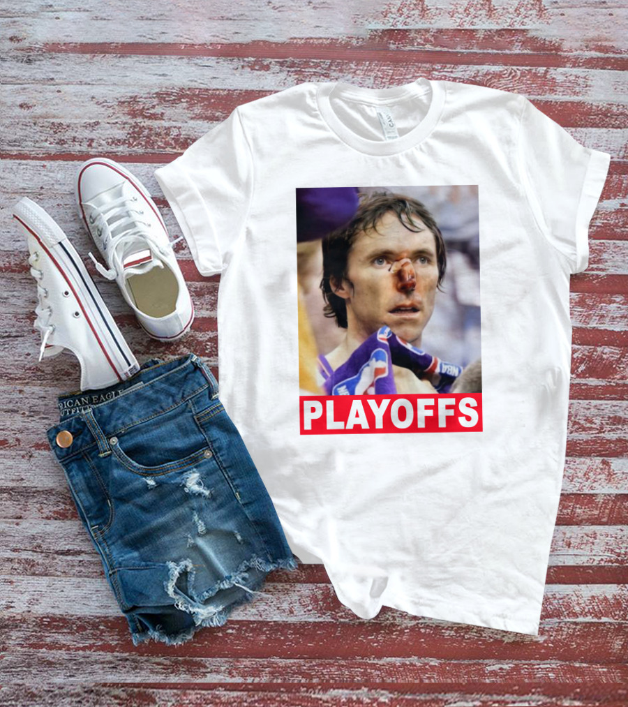 Steve Nash Playoffs Broken Nose T-Shirt