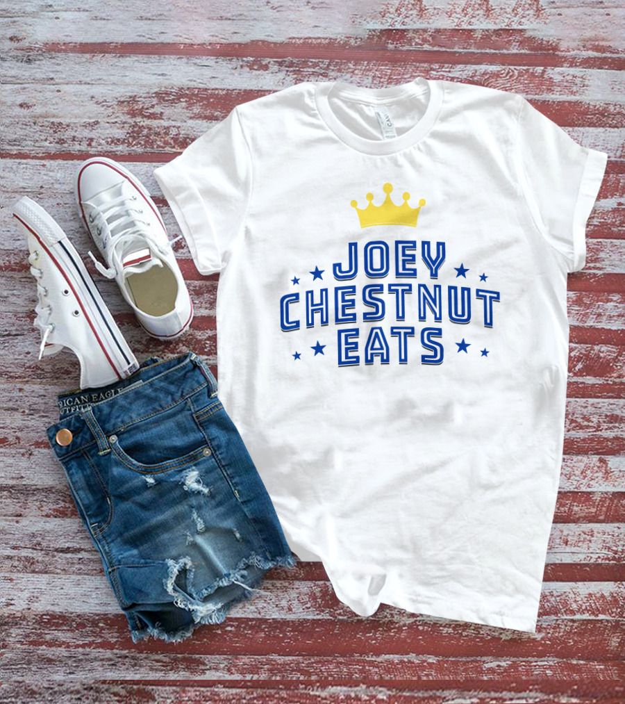 Joey Chestnut Eats Crown Stars T-Shirt