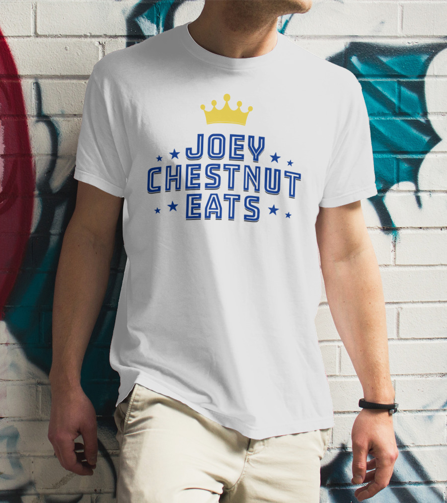 Joey Chestnut Eats Crown Stars T-Shirt