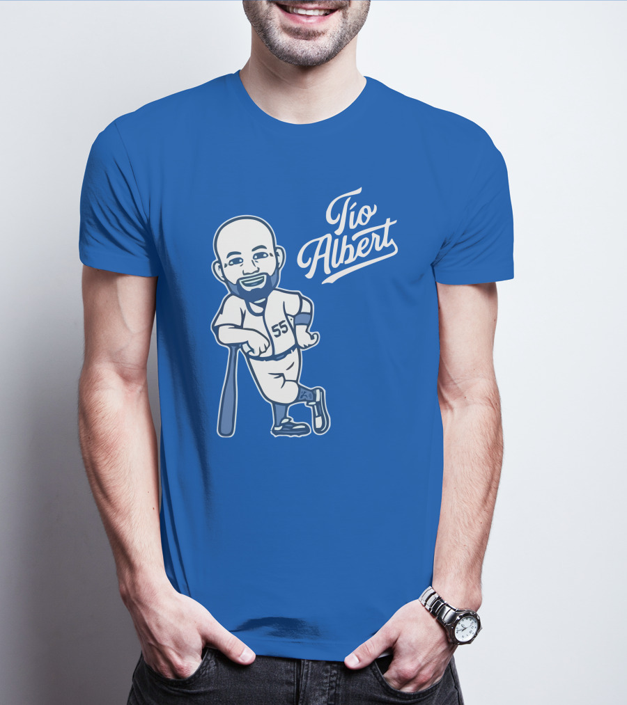 Tio Albert 55 Albert Pujols Los Angeles Dodgers T-Shirt