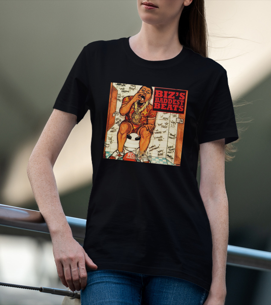 Biz's Baddest Beats Biz Markie Bathroom Graffiti T-Shirt