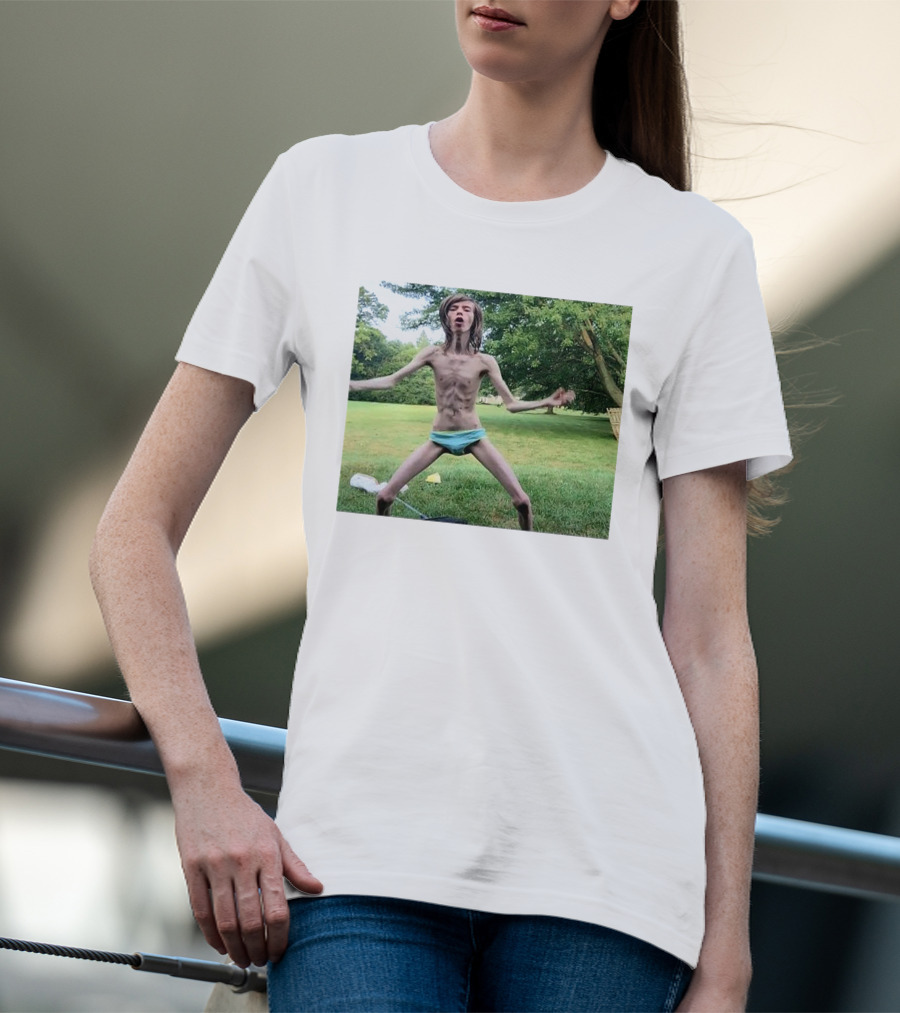 Chris Sales Daddy Long Neck Funny Meme Pose Outdoors T-Shirt
