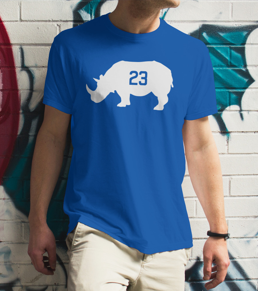 The Ryno 23 Obvious White Rhino T-Shirt