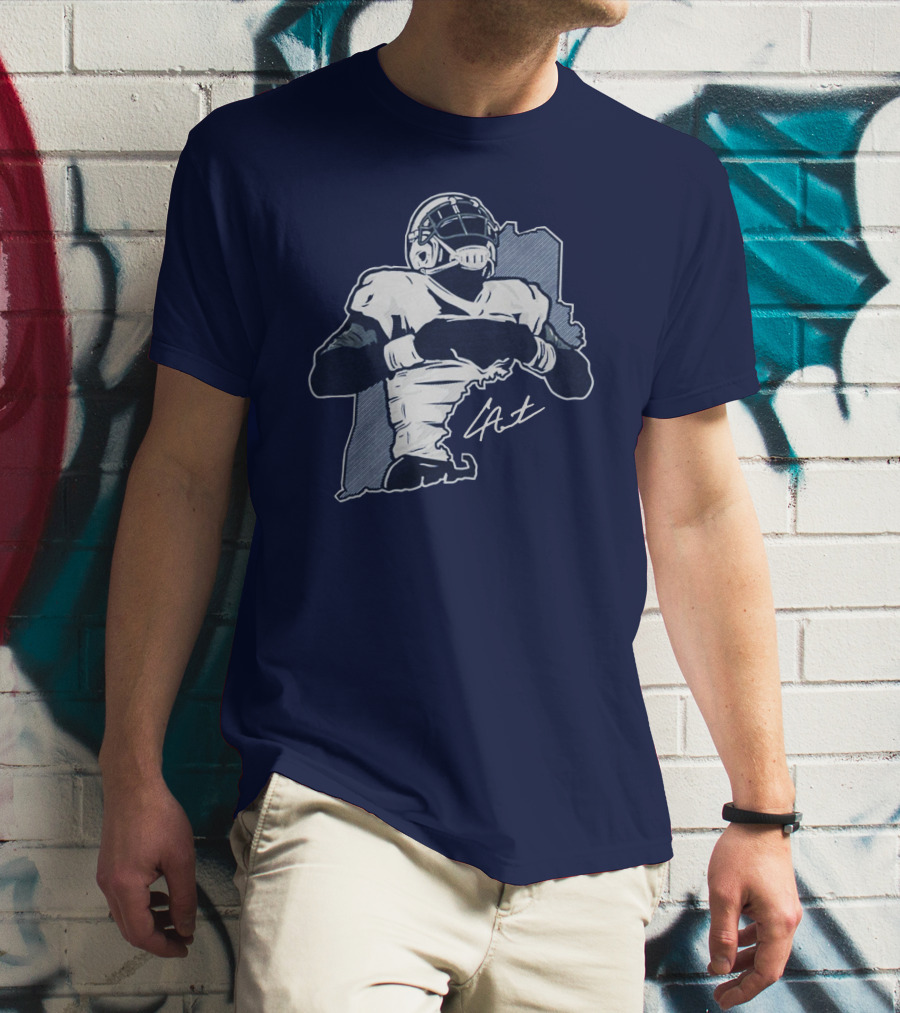 Cam Newton Celebration Football Player Signature Pose T-Shirt