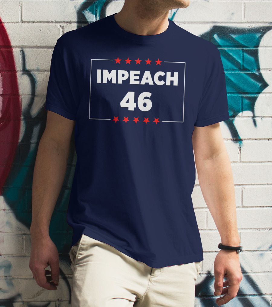 Impeach 46 Stars And Box T-Shirt