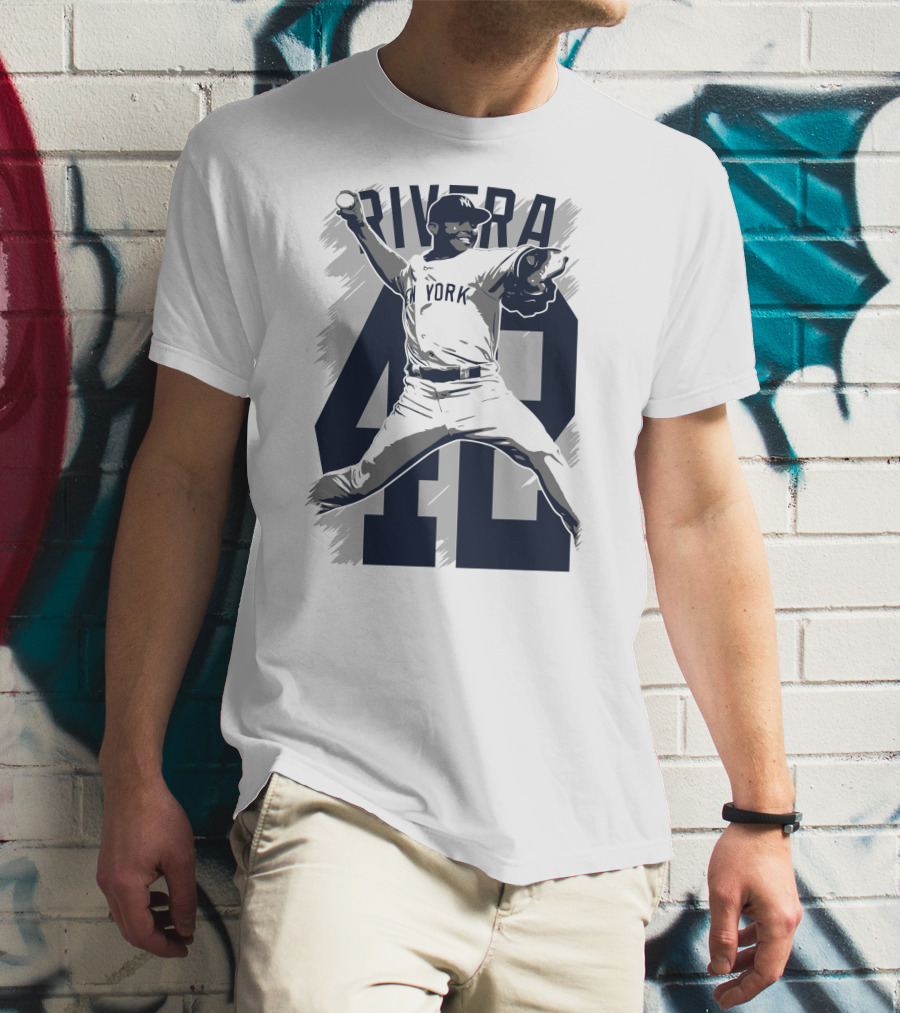 Rivera 42 New York Yankees Baseball Legend T-Shirt