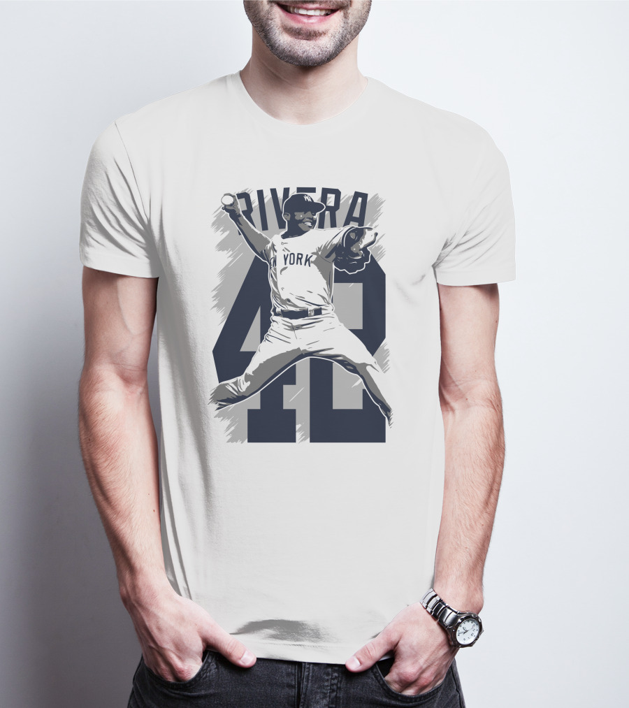 Rivera 42 New York Yankees Baseball Legend T-Shirt